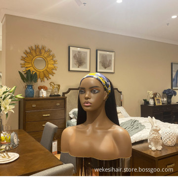 drop shipping wholesale headband wig human hair headband wigs for black women wig headband